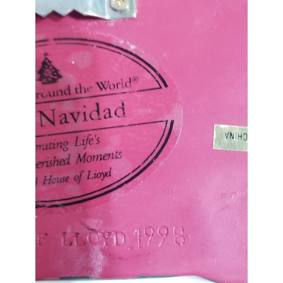 Vintage House of Lloyd Christmas Around The World Feliz Navidad Pepper Decor - Picture 9 of 9